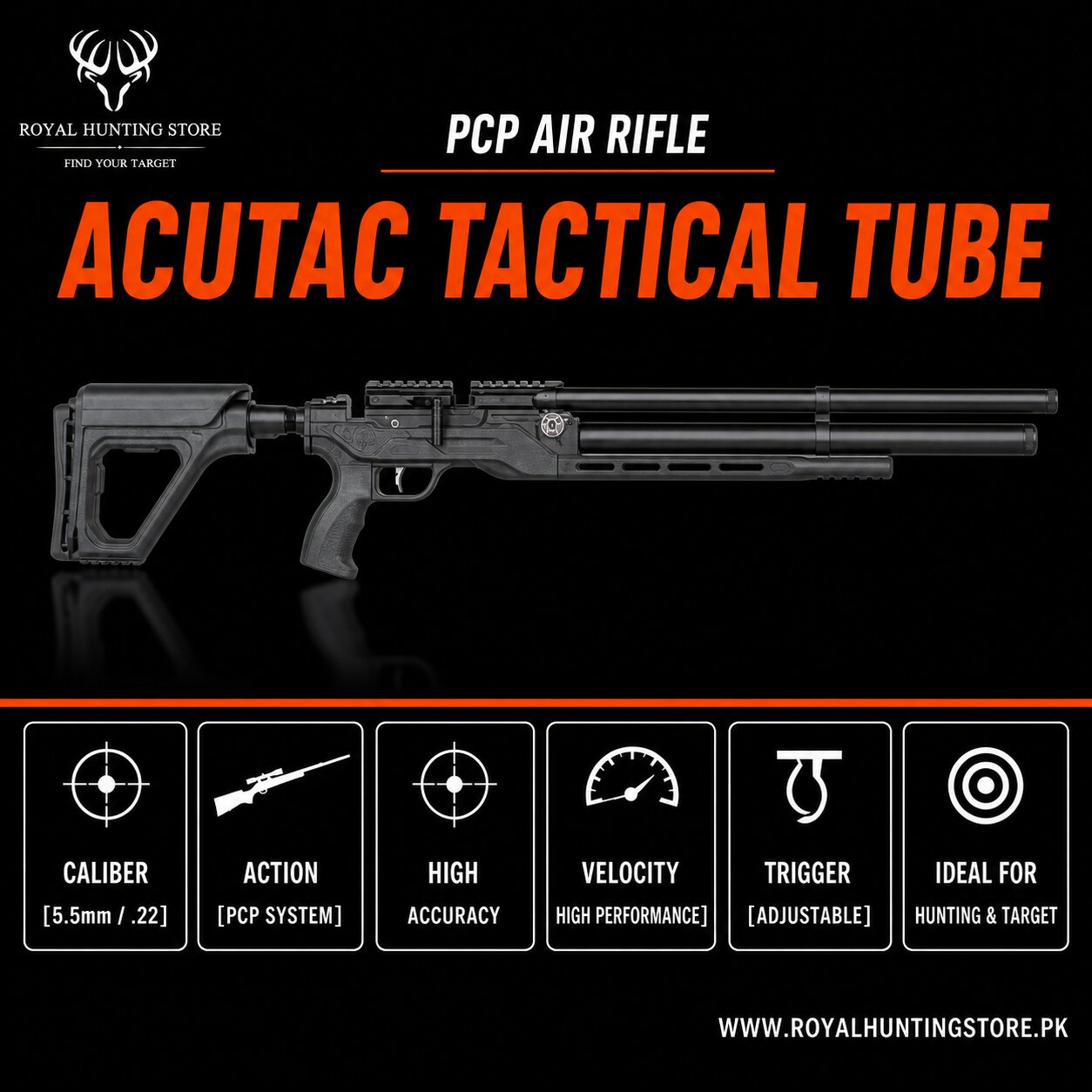 Nova Vista Acutac Tactical Tube AIR RIFLE