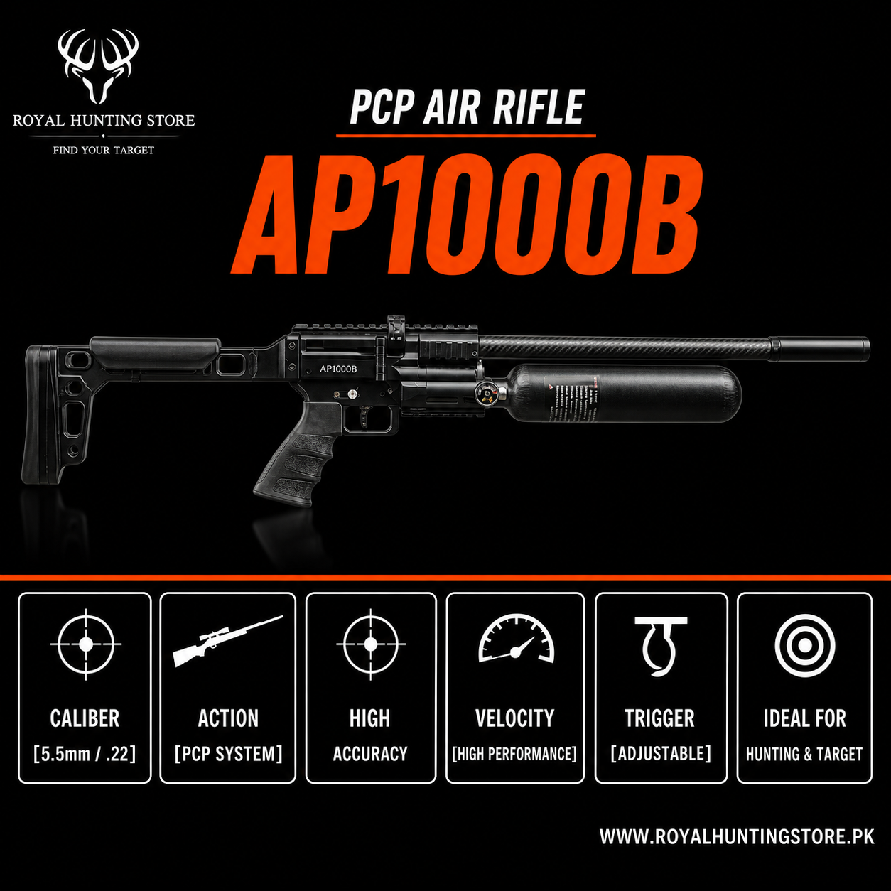 Snowpeak AP1000B PCP AIR RIFLE