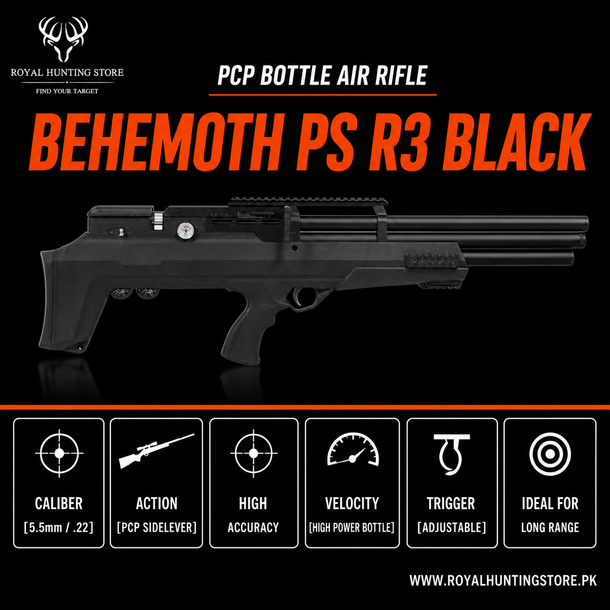 Nova Vista Behemoth PS R3 Black