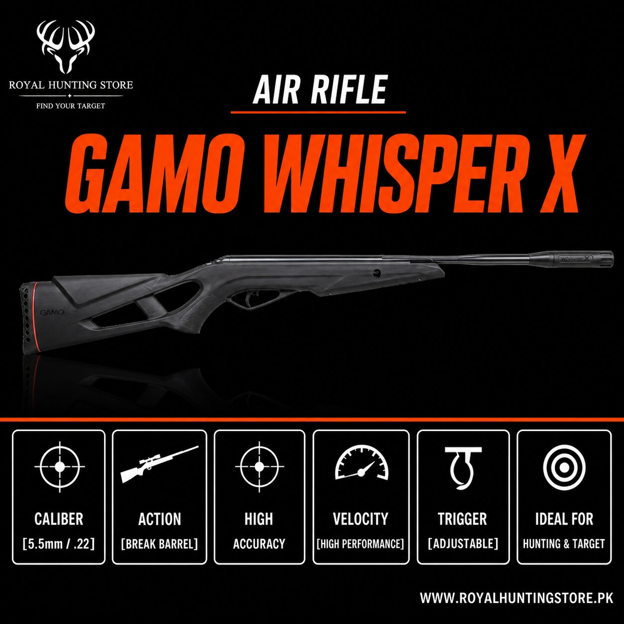 GAMO WHISPER X AIR RIFLE