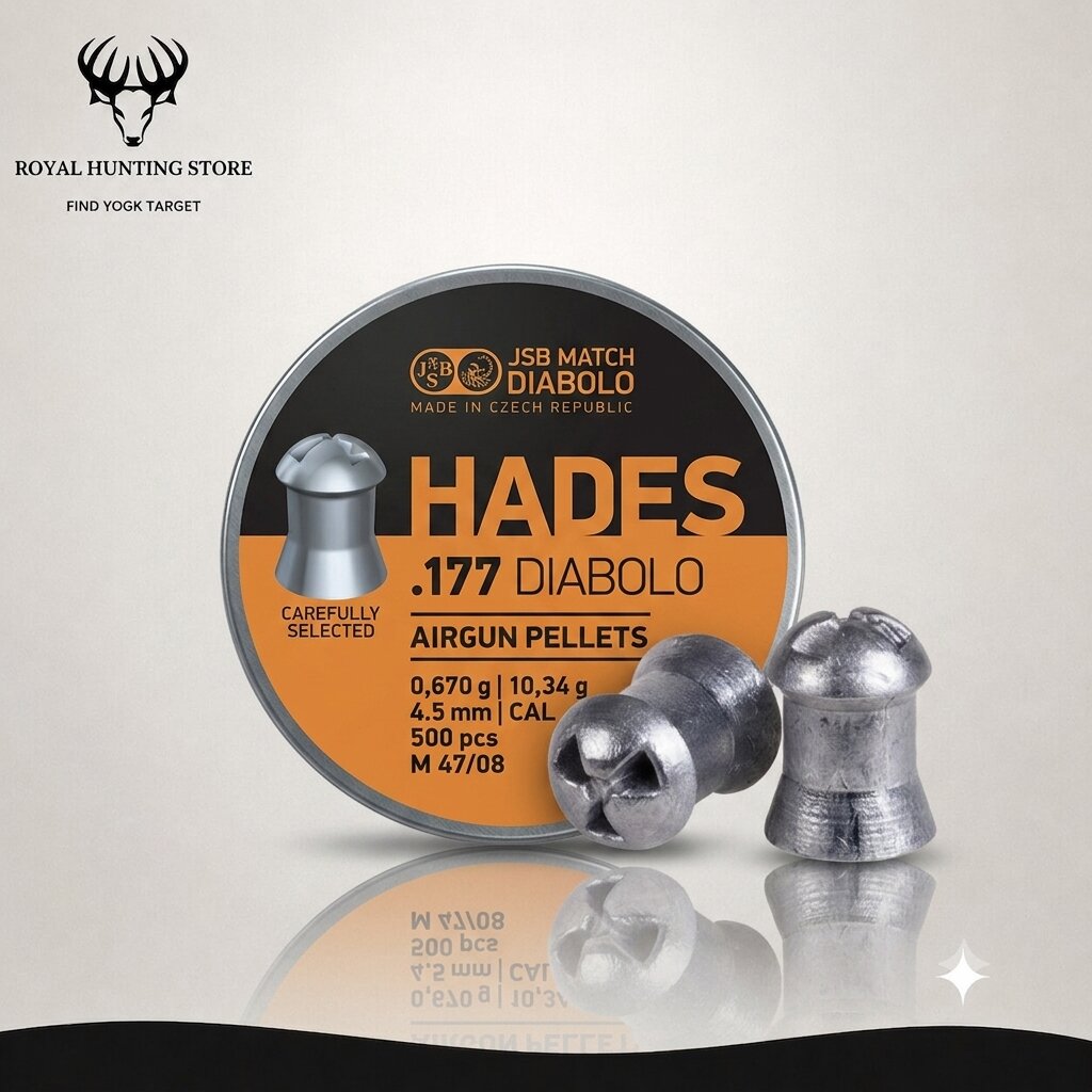 JSB Hades .177 (10.34gr) Pellets Royal Hunting Store