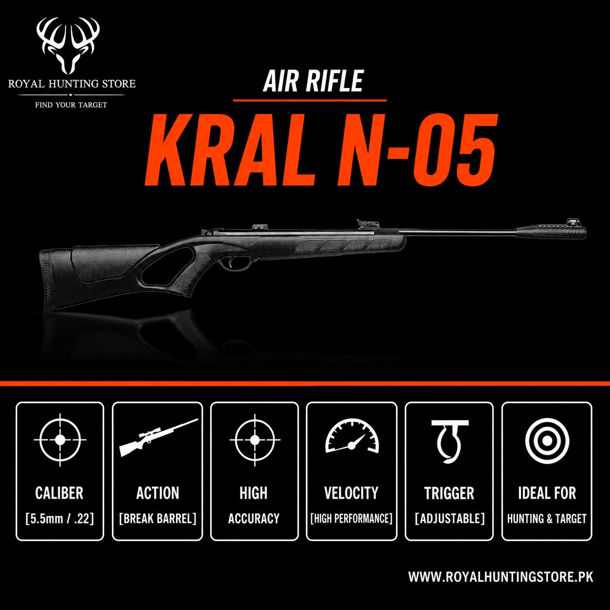 Kral N-05 PCP AIR RIFLE