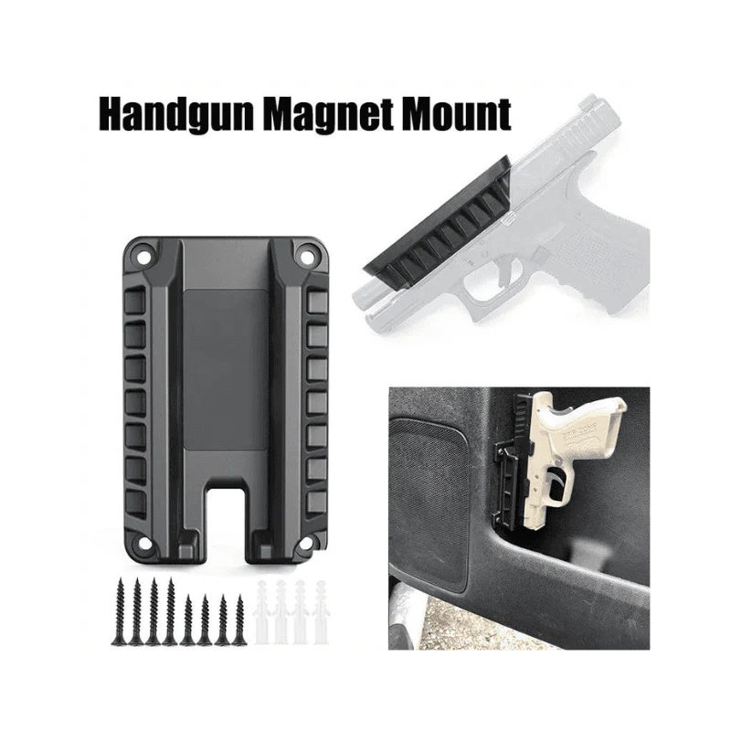 Magnetic Quick Draw Gun Mount – Strong Magnetic Pistol Holder