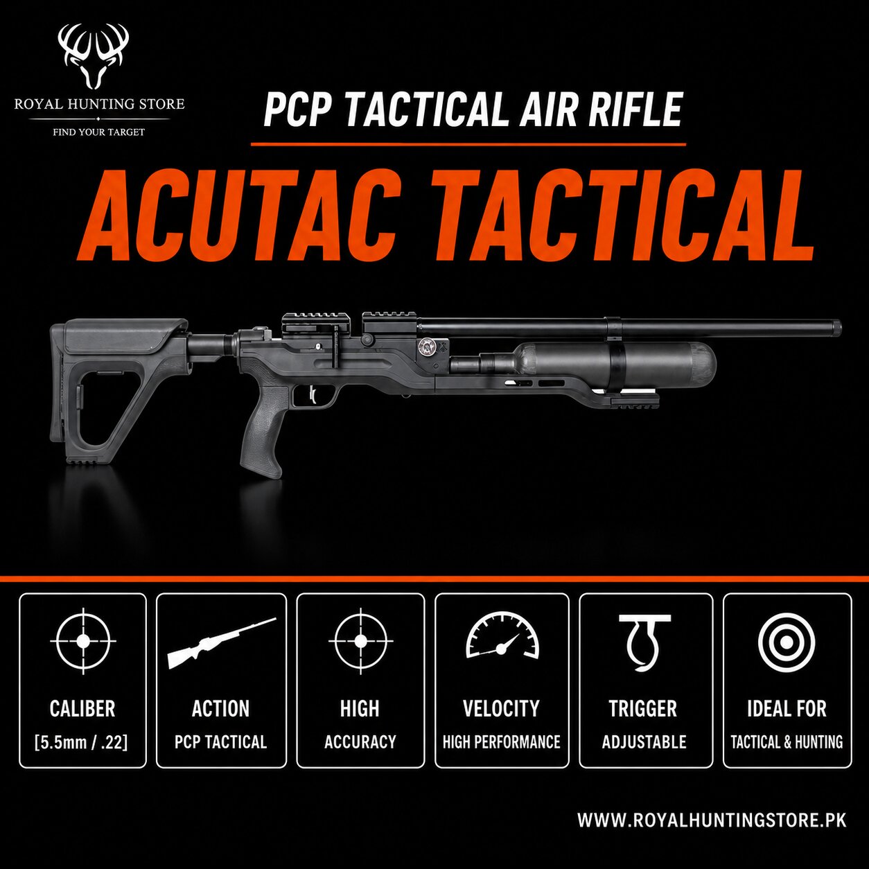 Nova Vista Acutac Tactical BOOTLE AIR RIFLE