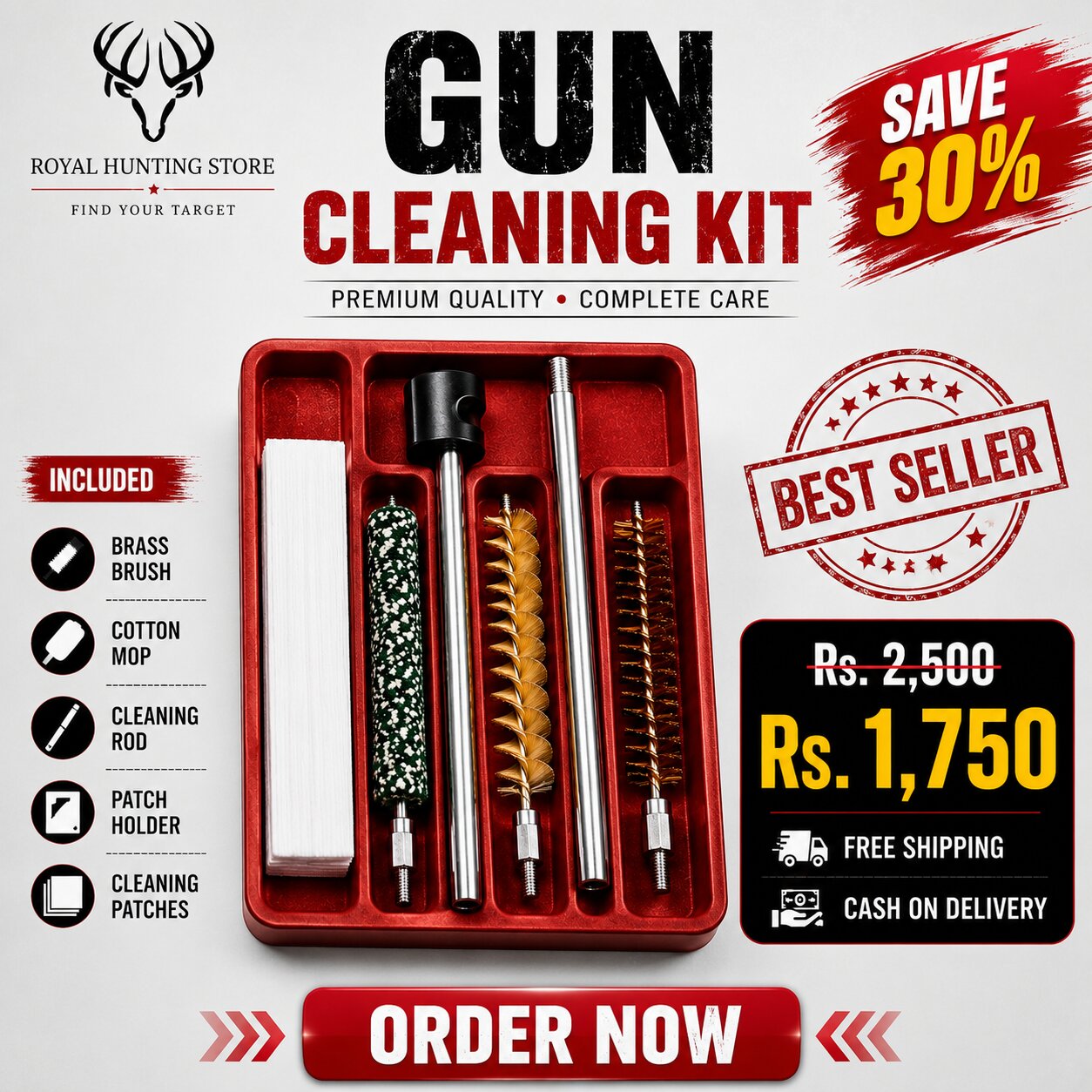 Premium Gun Cleaning Kit