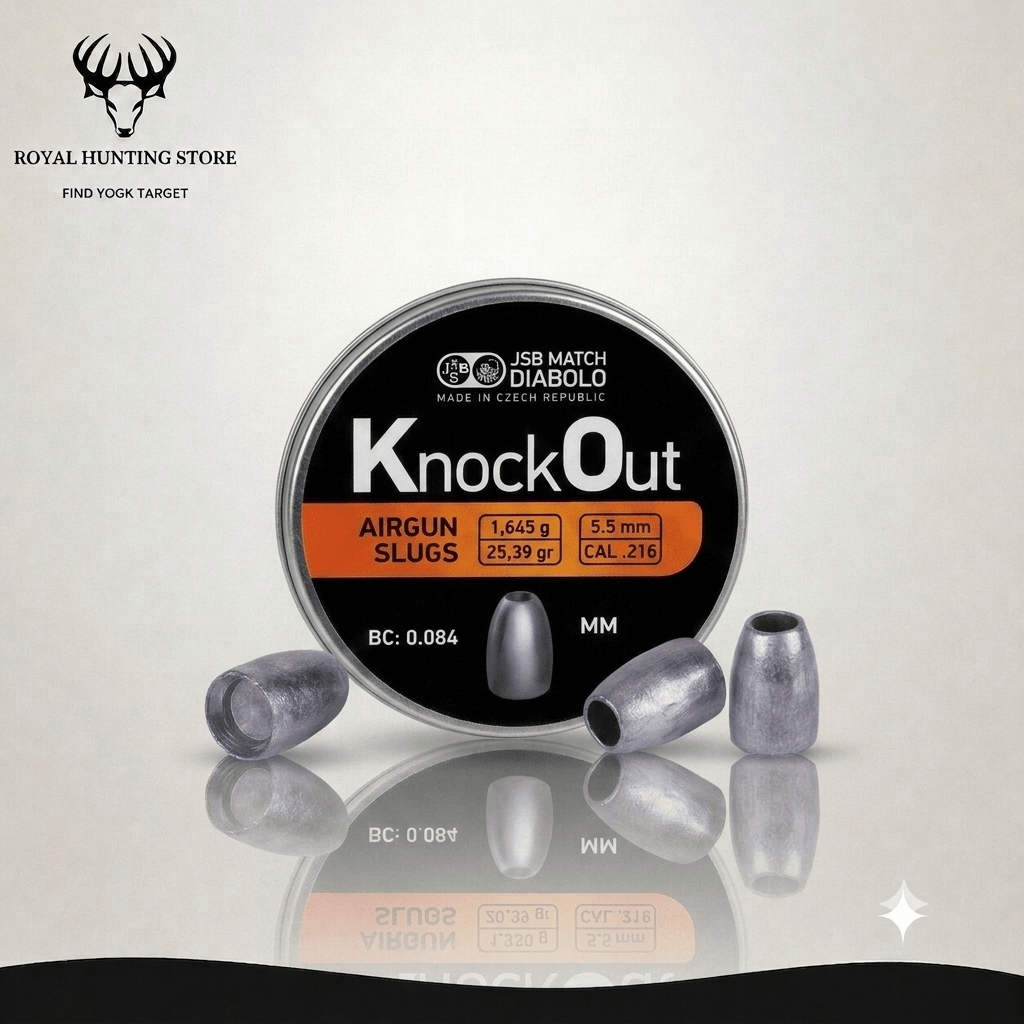JSB KnockOut Slugs .216 (25.39 grains) - Royal Hunting Store