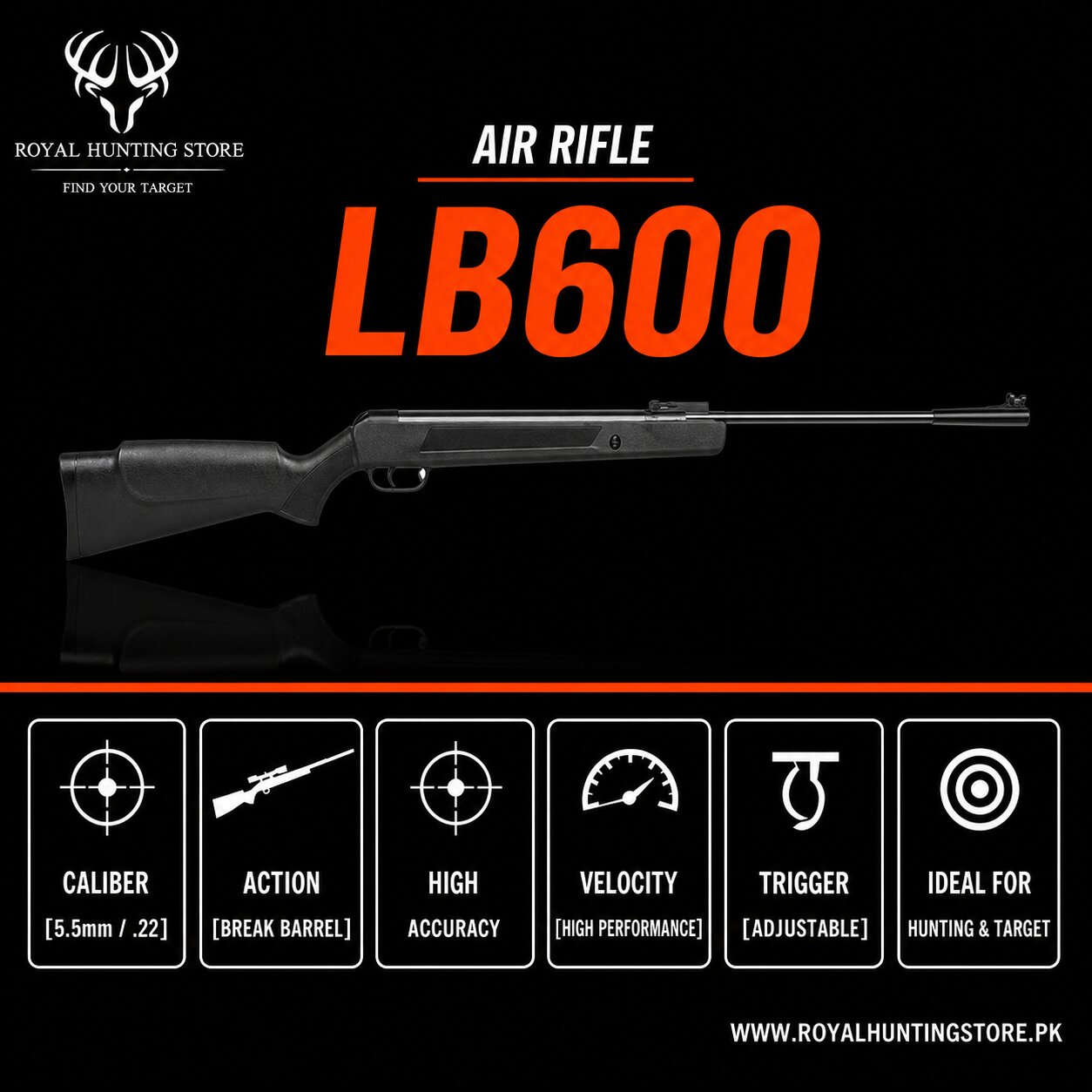 SNOWPEAK LB600 AIR RIFLE