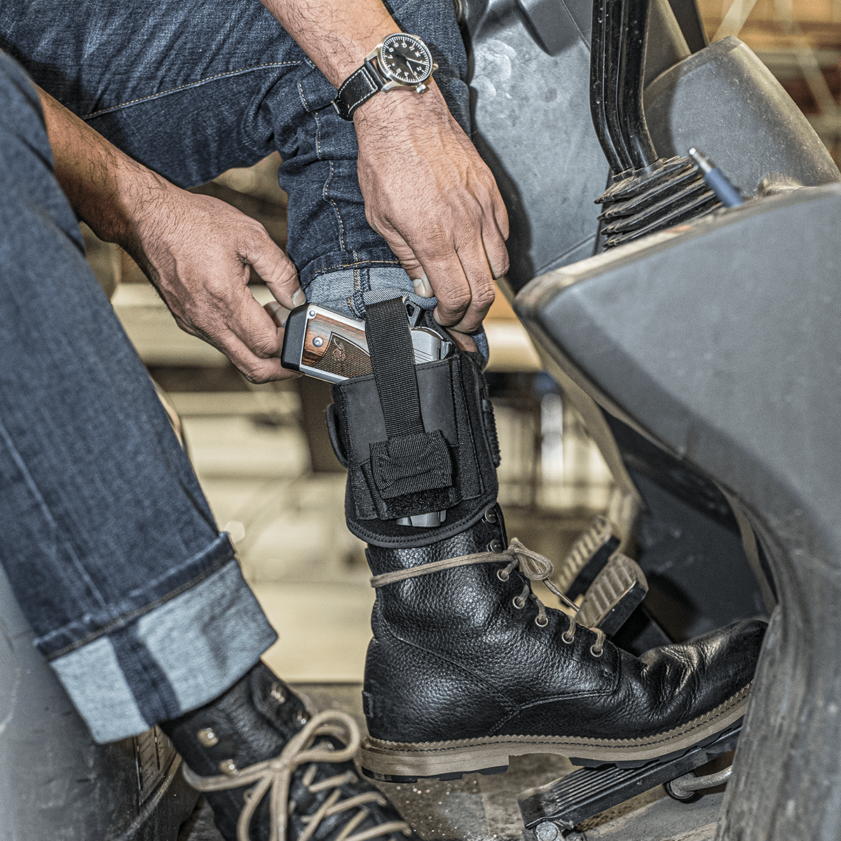 Universal Ankle Holster for Pistol | Concealed Carry Pakistan