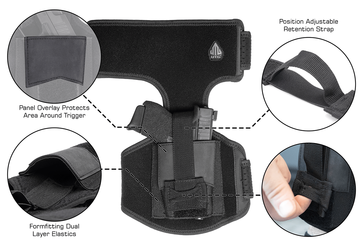 Universal Ankle Holster for Pistol | Concealed Carry Pakistan